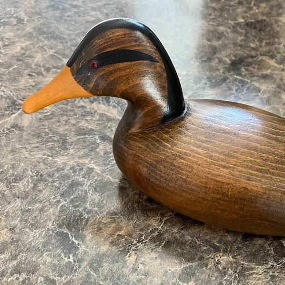 Other - Folk Art Hand Carved Duck